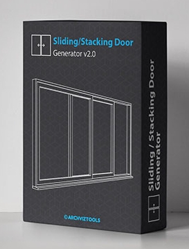 ArchvizTools - Sliding & Stacking Door Generator 2.0