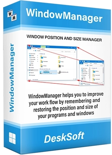 Фиксация окон Windows WindowManager 10.10.0 by Dodakaedr