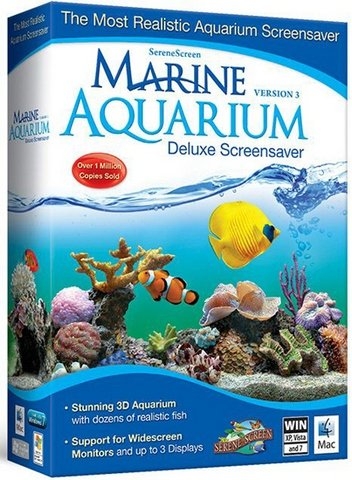 Суперский скринсейвер - SereneScreen Marine Aquarium 3.3.6381 RePack (& Portable) by elchupacabra