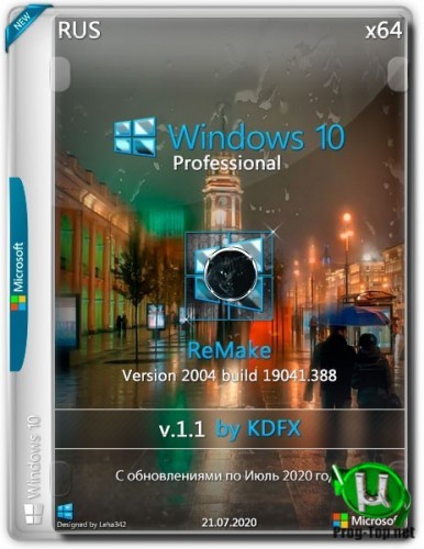 Windows 10 Pro 2004.19041.388 v.1.1 ReMake by KDFX (x64)