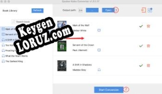 Генератор ключей (keygen)  Epubor Kobo Converter