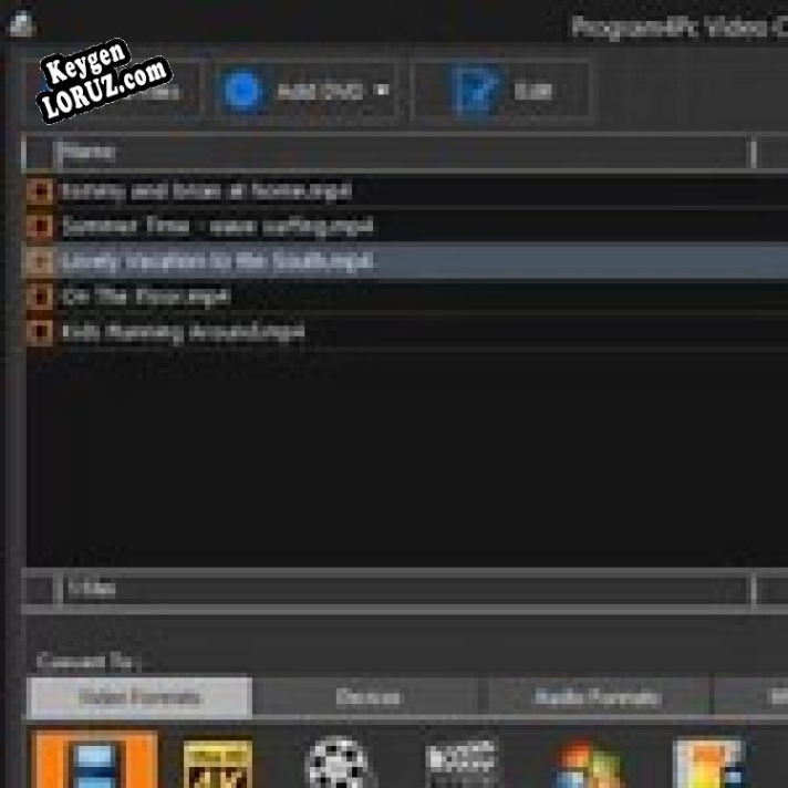 Регистрационный ключ к программе  Video Converter Pro