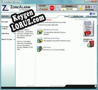 ZoneAlarm PRO Antivirus Plus Firewall генератор ключей