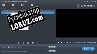 Русификатор для Acrok MXF Converter