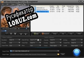 Русификатор для HD Video Converter Factory Pro