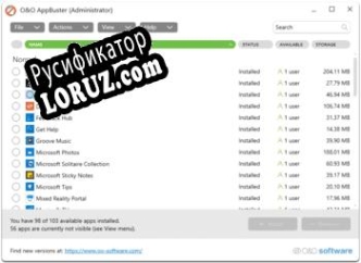 Русификатор для O&O AppBuster